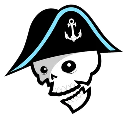 Milwaukee Admirals logo, monochrome icon version, on a transparent background
