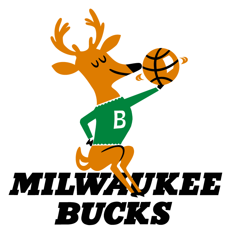 Milwaukee Bucks logo, icon version, on a transparent background