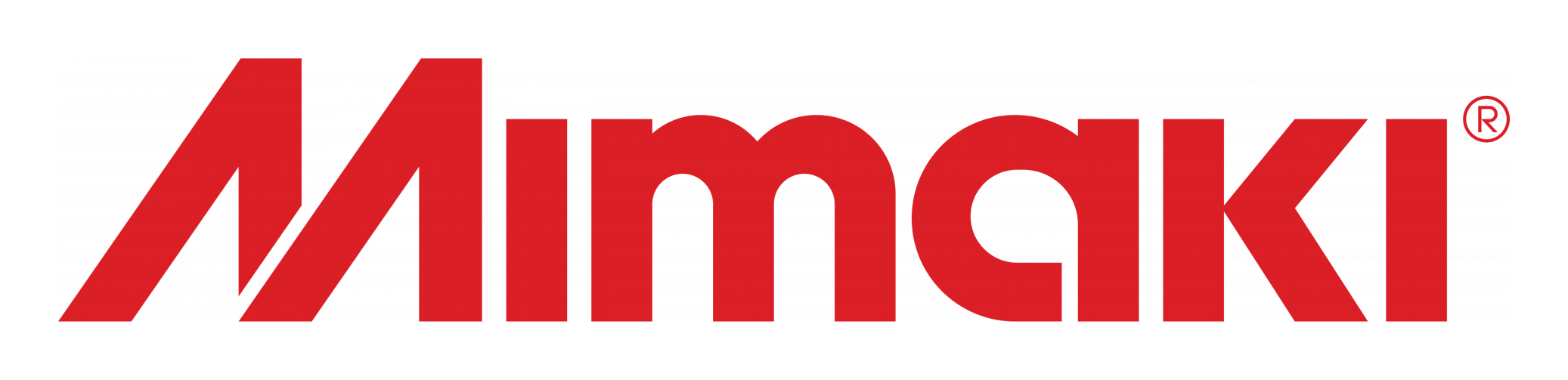 Mimaki logo on a transparent background