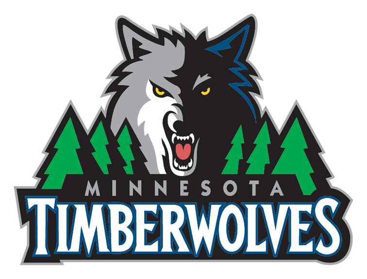 Minnesota Timberwolves logo on a transparent background