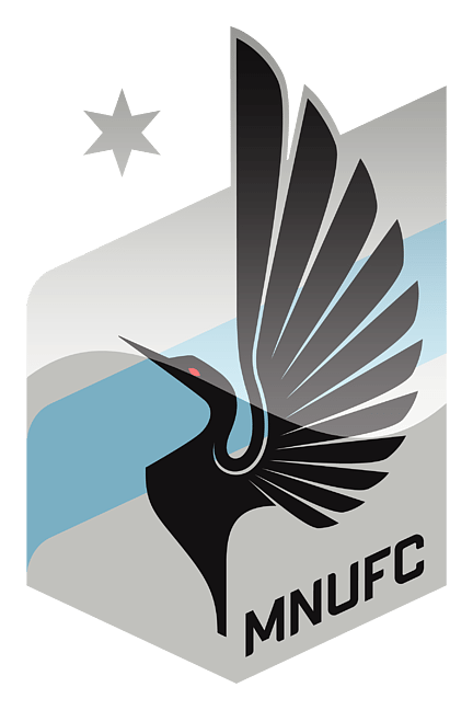 Logo da Minnesota United FC, versão monocromático, em fundo transparente