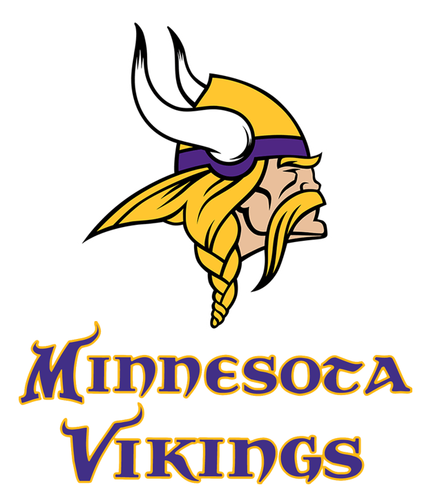 Minnesota Vikings logo on a transparent background