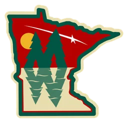 Minnesota Wild Logo, Variante Icon, auf transparentem Hintergrund