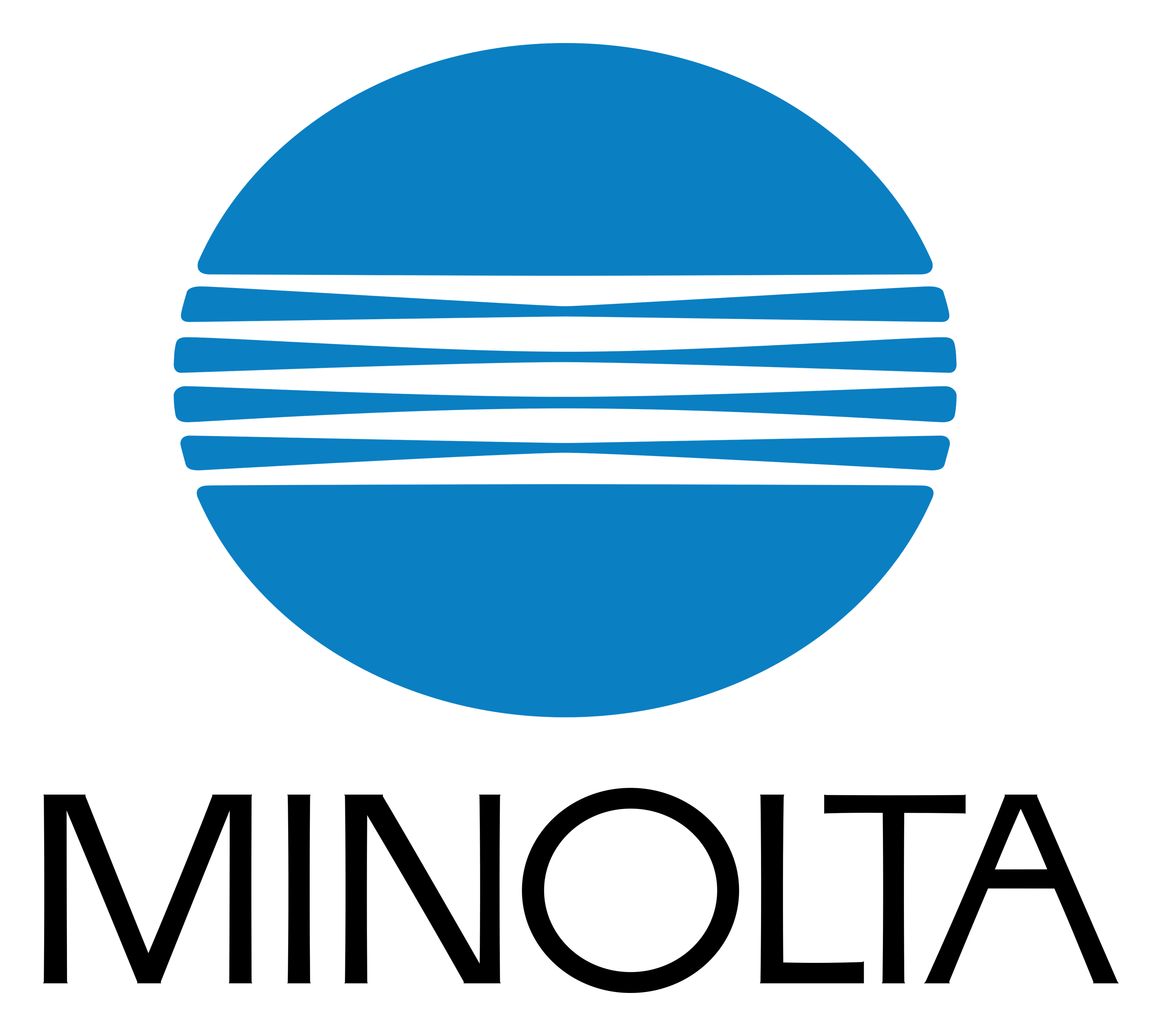 Minolta logo on a transparent background
