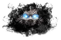 Miss May I logo, black version, on a transparent background