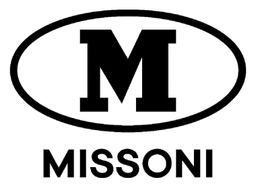Missoni logo, black version, on a transparent background