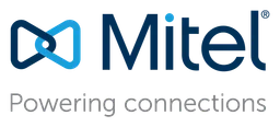 Mitel logo, horizontal version, on a transparent background