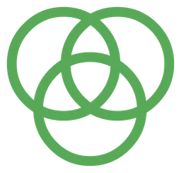 Mithril logo, icon version, on a transparent background