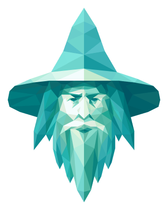 Mithril logo on a transparent background