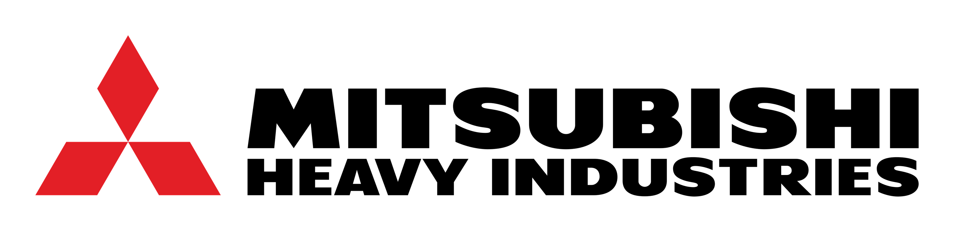 Mitsubishi logo on a transparent background