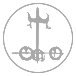 Mitsuoka logo, monochrome icon version, on a transparent background