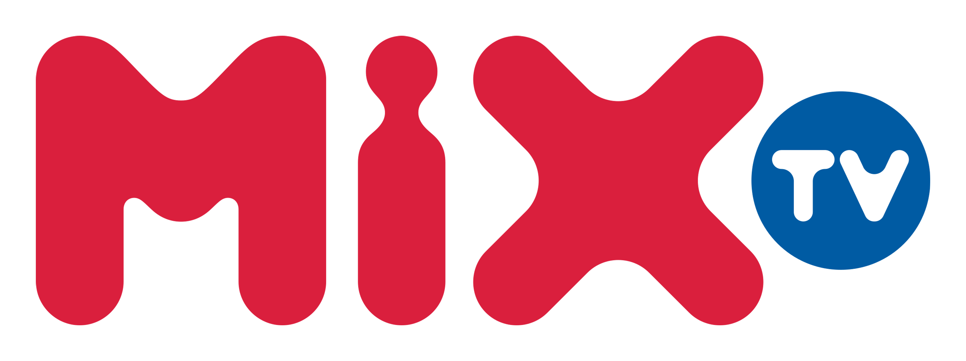 Mix TV logo on a transparent background