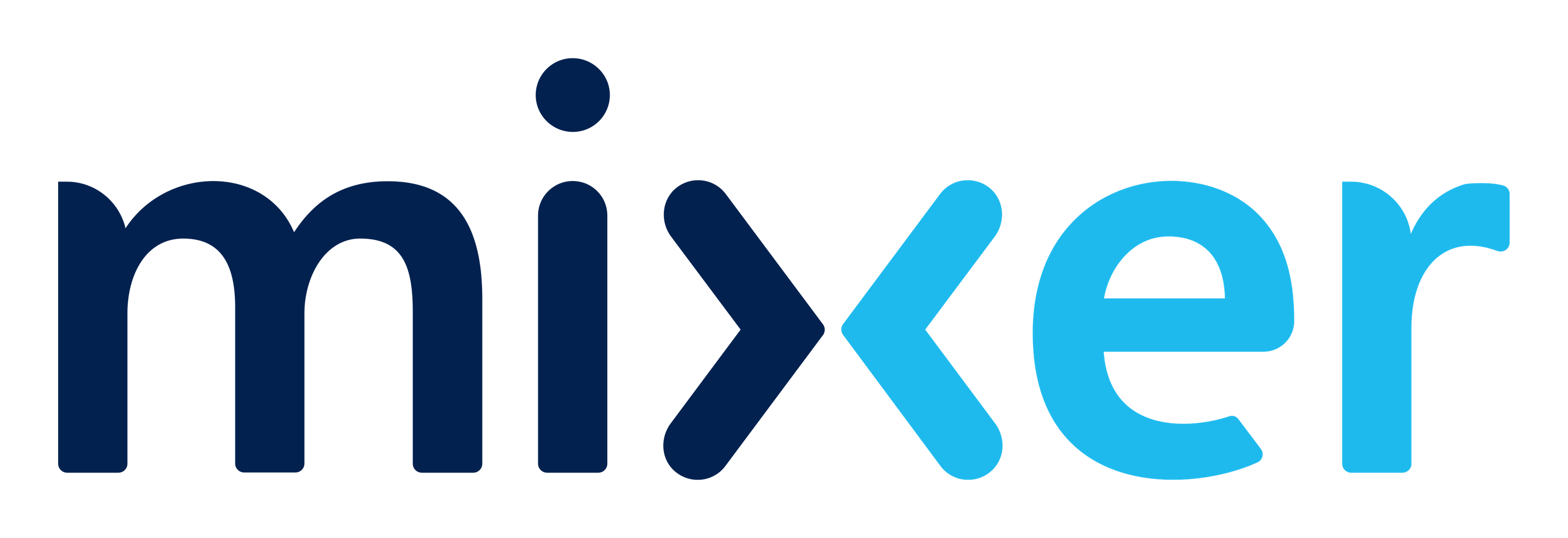 Mixer logo on a transparent background