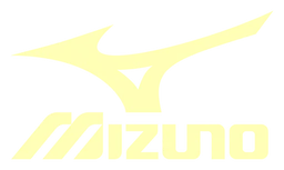 Mizuno logo, horizontal version, on a transparent background