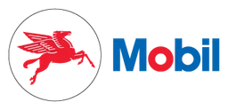 Mobil logo, horizontal version, on a transparent background