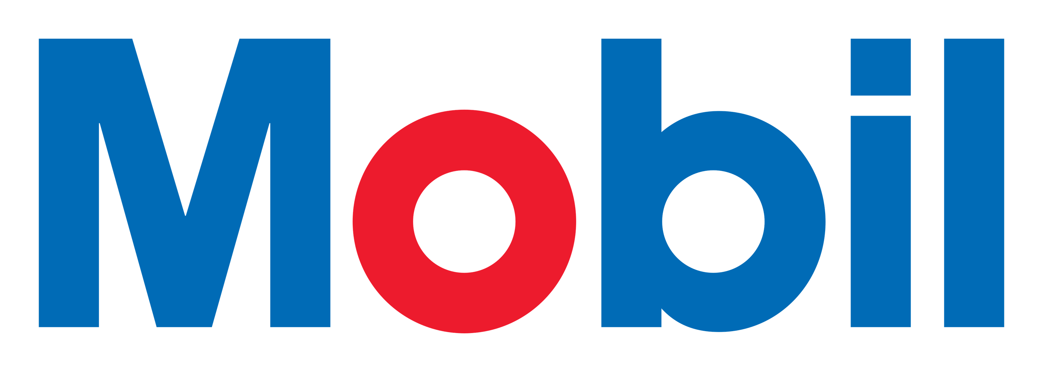 Mobil logo on a transparent background