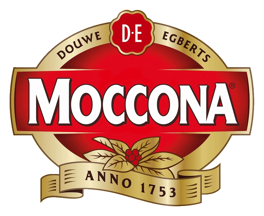 Moccona logo on a transparent background