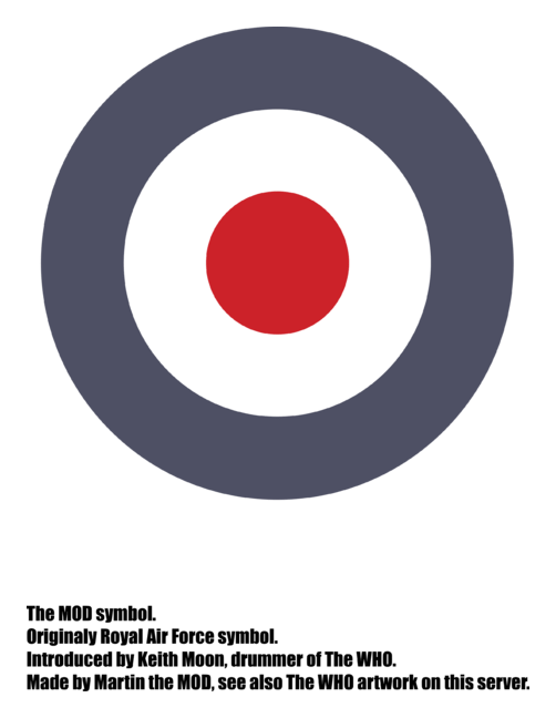 Mod logo, monochrome version, on a transparent background