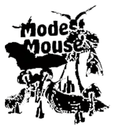 Modest Mouse logo, black icon version, on a transparent background