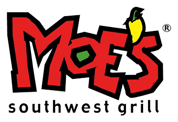 Moes Southwest Grill logo on a transparent background
