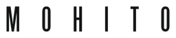 Mohito logo, black wordmark version, on a transparent background
