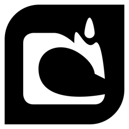 Mojang logo, black icon version, on a transparent background