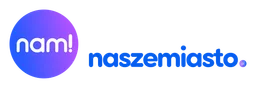Moje Miasto logo, wordmark version, on a transparent background