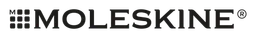 Moleskine logo, black wordmark version, on a transparent background