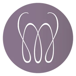 Monavie logo, monochrome icon version, on a transparent background
