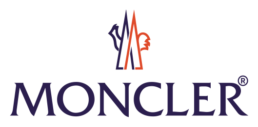 Moncler logo on a transparent background