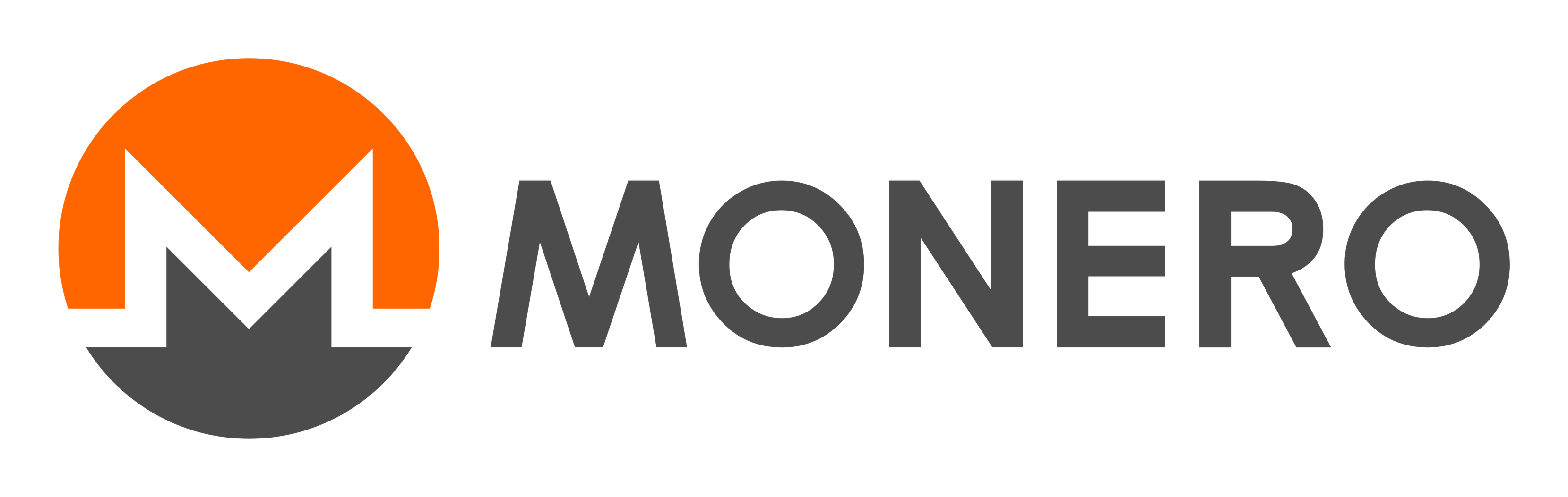 Monero logo on a transparent background
