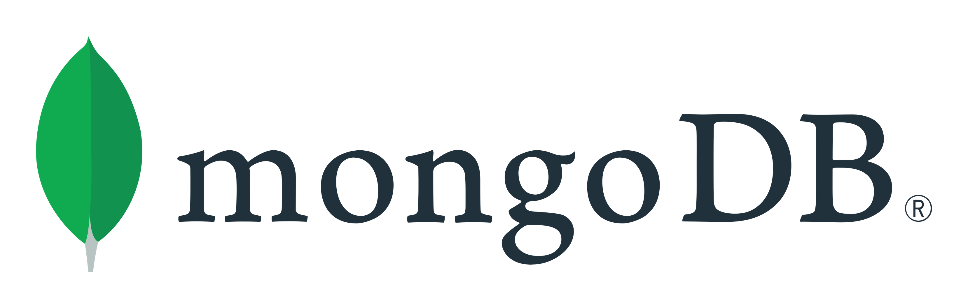 MongoDB logo on a transparent background