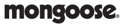 Mongoose logo, black wordmark version, on a transparent background
