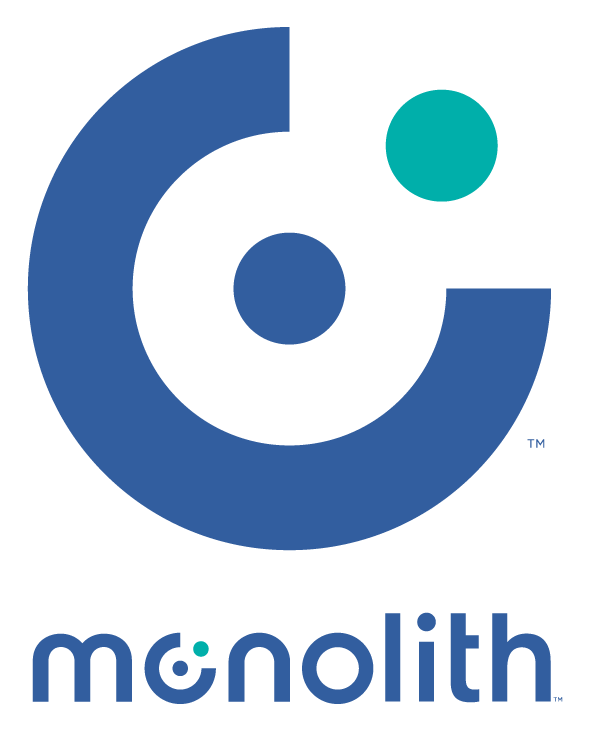 Monolith logo, horizontal version, on a transparent background