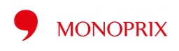 Monoprix logo, wordmark version, on a transparent background