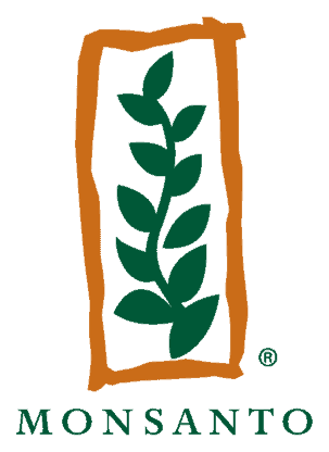 Logo de Monsanto, versión horizontal, sobre fondo transparente
