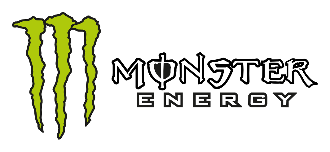 Monster logo on a transparent background