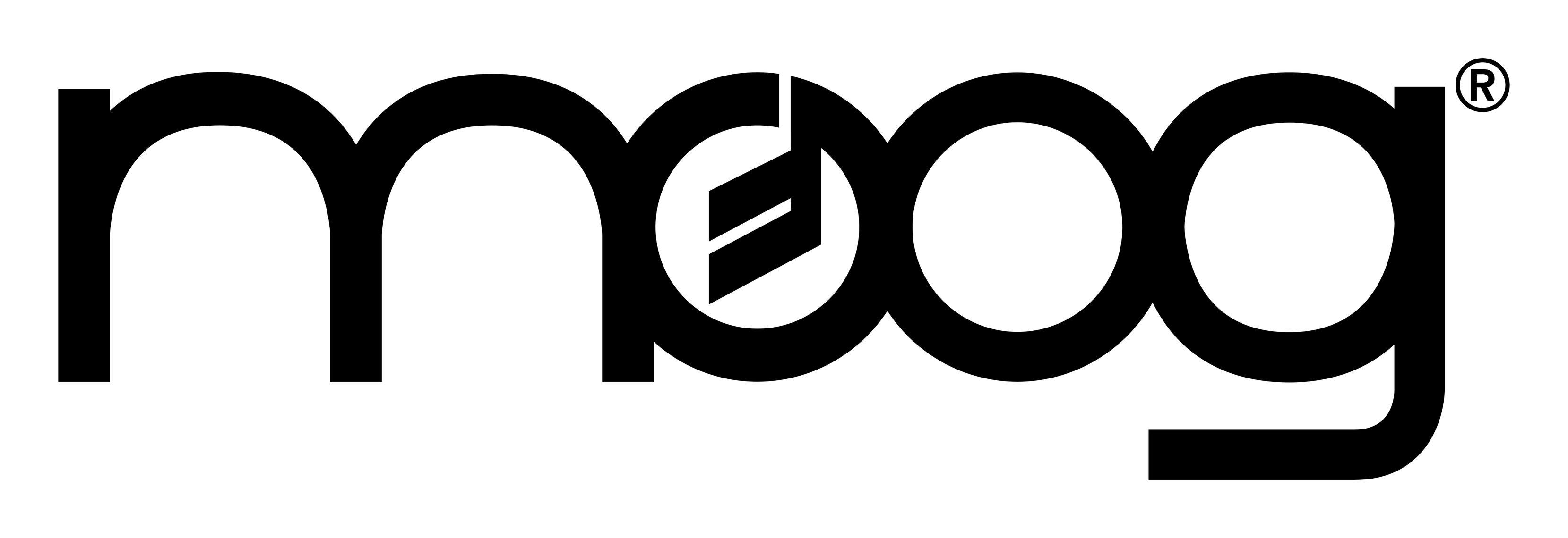 Moog logo on a transparent background