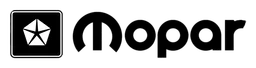 Mopar logo, black wordmark version, on a transparent background