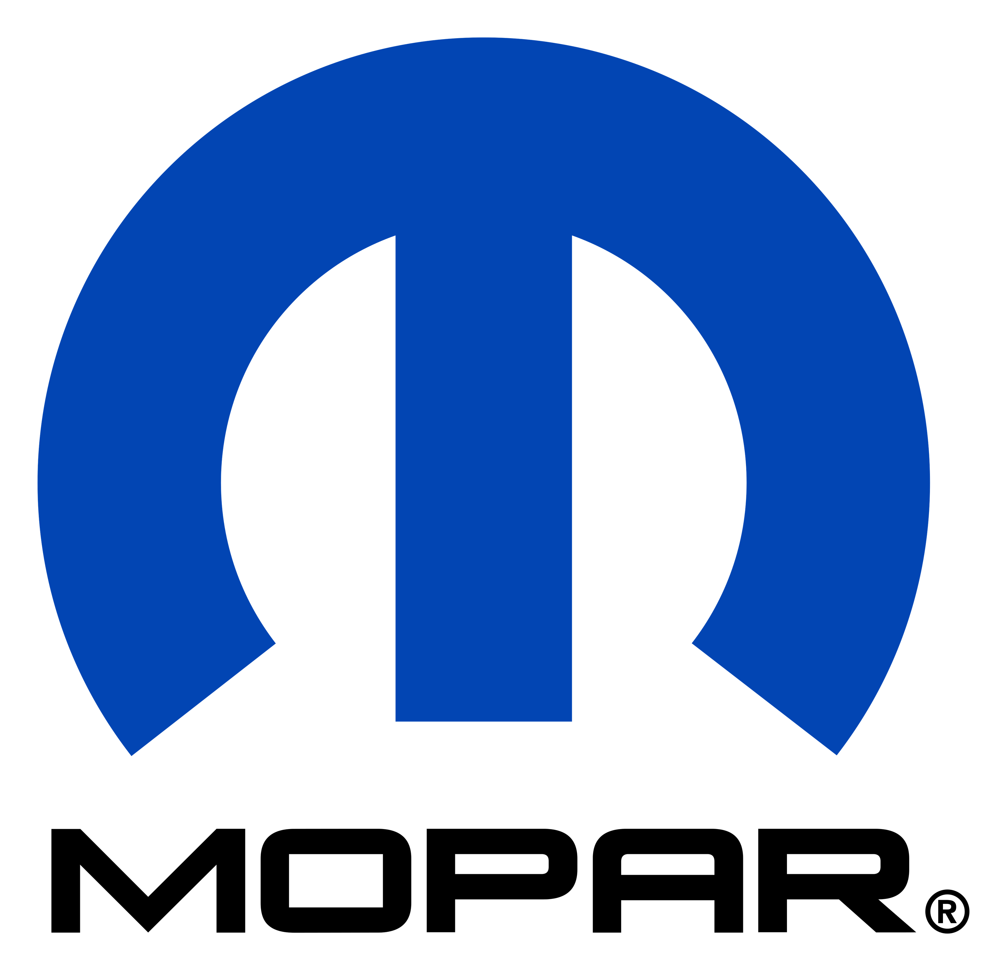 Mopar logo on a transparent background