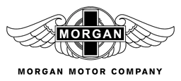 Morgan Motor Company logo, black version, on a transparent background