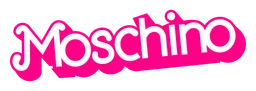 Moschino Logo, Variante Wortmarke, auf transparentem Hintergrund