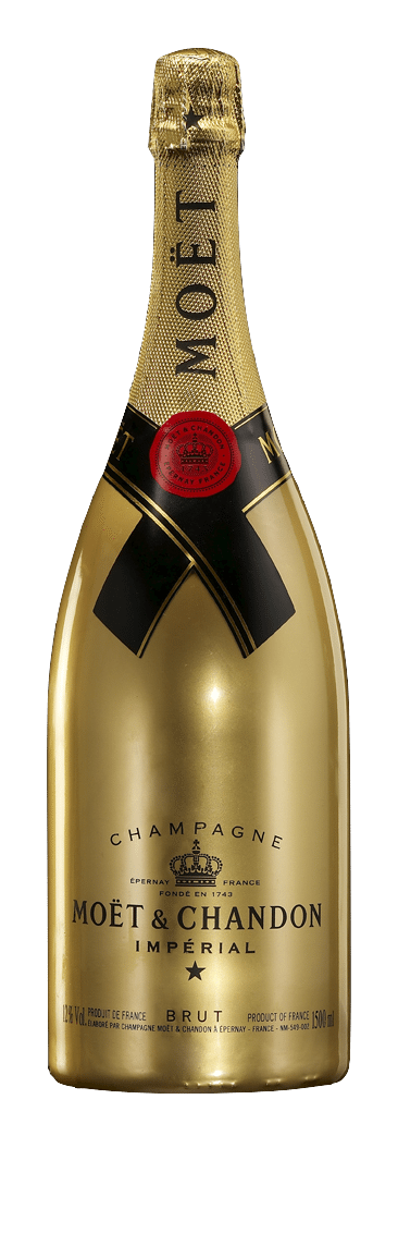 Mot and Chandon logo, horizontal version, on a transparent background