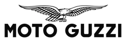 Moto Guzzi logo, black wordmark version, on a transparent background