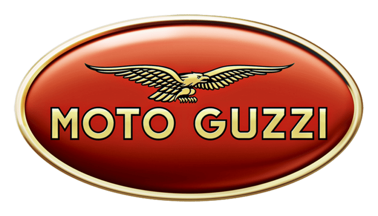 Moto Guzzi logo on a transparent background