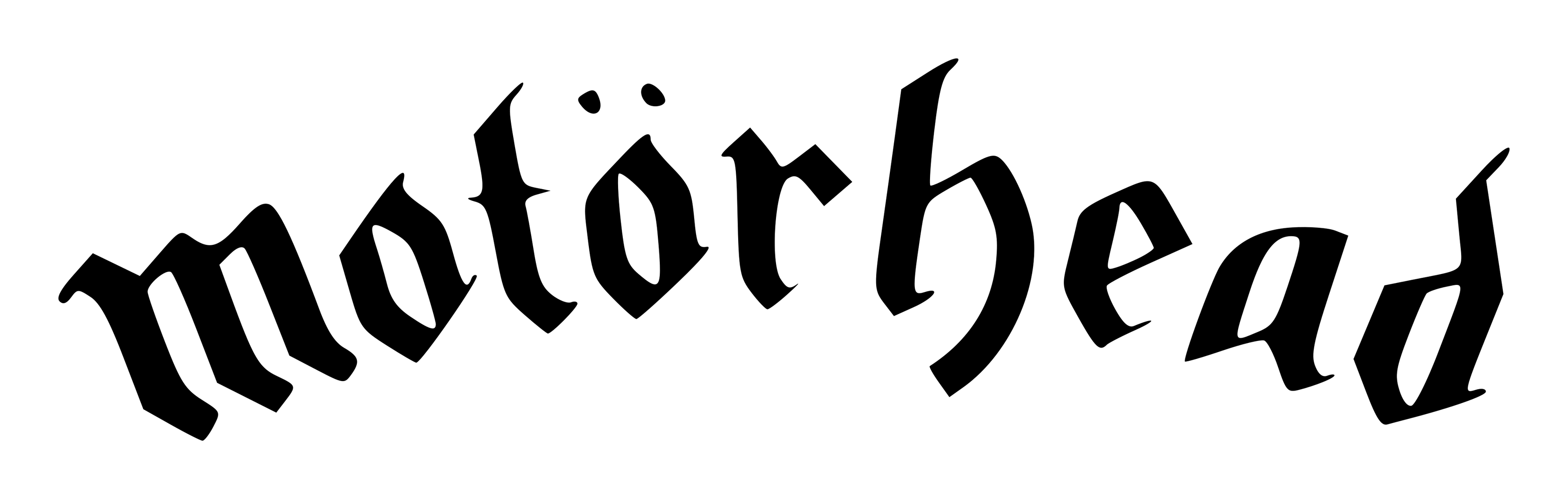 Motorhead logo on a transparent background