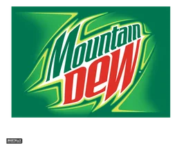 Mountain Dew logo, icon version, on a transparent background