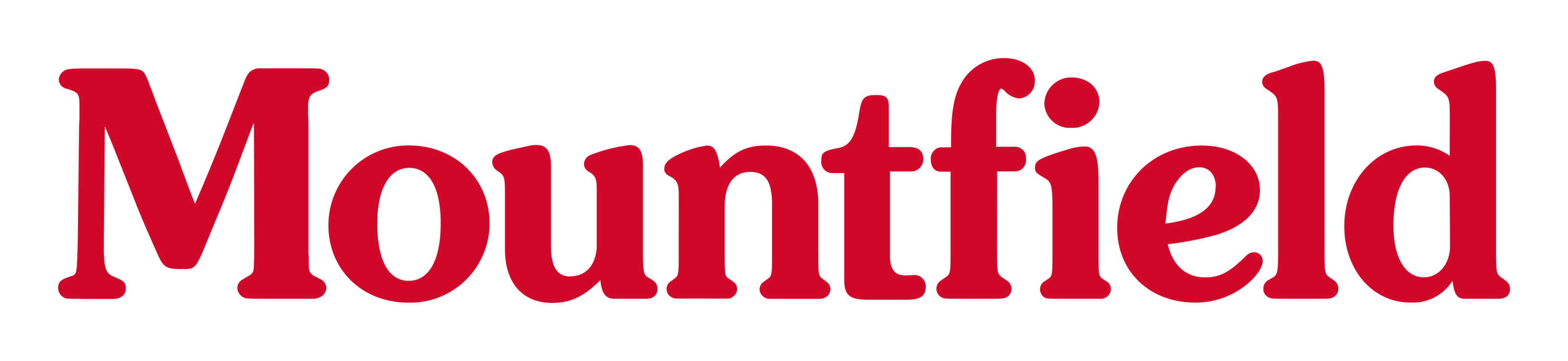 Mountfield logo on a transparent background