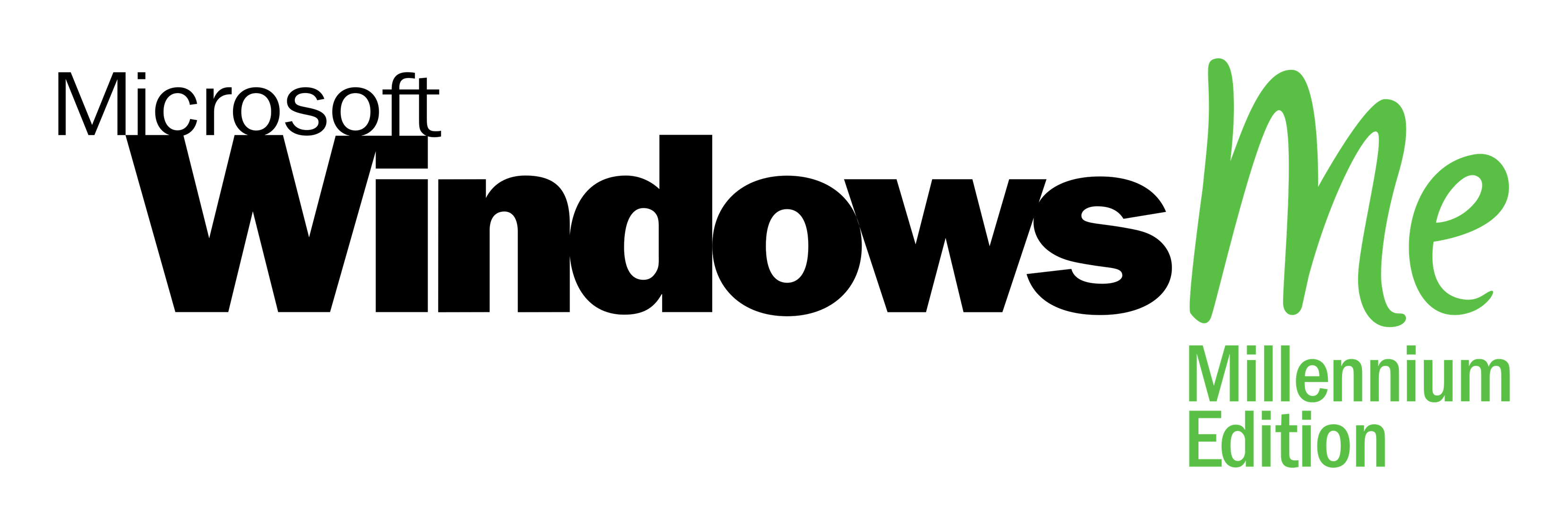 MS Dos logo on a transparent background