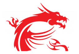 Msi Logo, Variante horizontal, auf transparentem Hintergrund